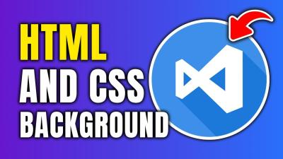 How To Set Background Image In HTML  CSS In Visual Studio Code