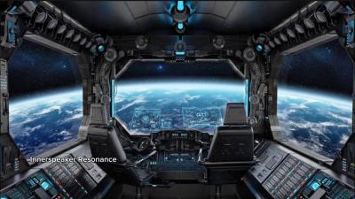 Inside Spaceship Cabin Hum  Deep Orbit Sleep Ambience 1 Hour