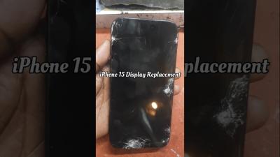 iPhone 15 Display Replacement  Broken Screen Fixshorts