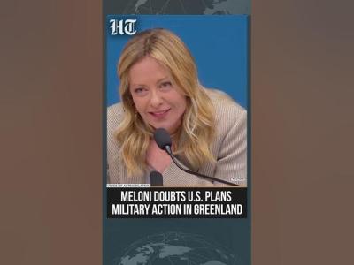 Italy PM Meloni Doubts U.S. Military Action On Greenland Amid Rising Geopolitical Tensions