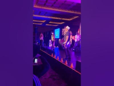 Karaoke with DJ Qualls and Samantha Smith supernaturalconvention djqualls spnfamily