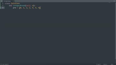 Leetcode 343. Integer Break in Python  Python Leetcode  Python Coding Tutorial  Python Code ASMR