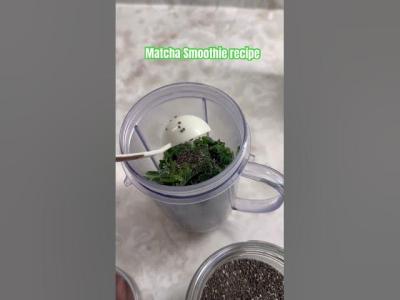 Matcha Smoothie Recipe matchasmoothie oxidizedmatcha matchabenefits