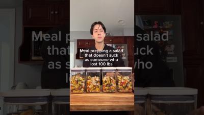 Meal prepping a Salad that doesnt suck for weight loss.