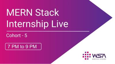MERN Stack Web Development Internship  Cohort 5