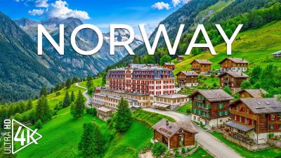 Norway 4K Majestic Fjords SnowCapped Mountains  Timeless Nordic Landscapes of the North