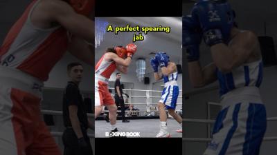 PERFECT SPEARING JAB boxingtraining boxing boxinghighlights