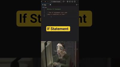 Python If Statement Explained python pythonforbeginners pythonprojects shorts coding basic