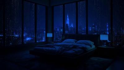 Rainy City Nights ASMR Rain Sounds for Deep Sleep  Relaxation