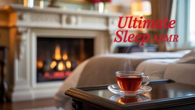 Rainy Fireplace Night  Relaxing Ambiencerainscene