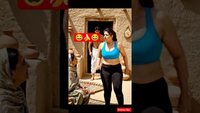 Realistic AI Desi Village Comedy Scene Rural Girl Moment Not Real