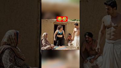 Realistic AI Desi Village Funny Clip  Rural Girl Scene  Not Real shorts