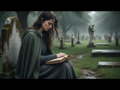 She Mourned the Alpha King at His Grave  Never Knowing He Was Alive and Watching Silently