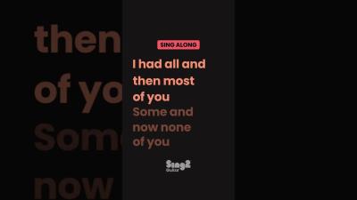 Sing The Night We Met by Lord Huron Chorus