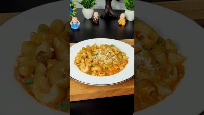 Spicy and Creamy Macaroni Recipe shorts trending pasta macaroni recipe