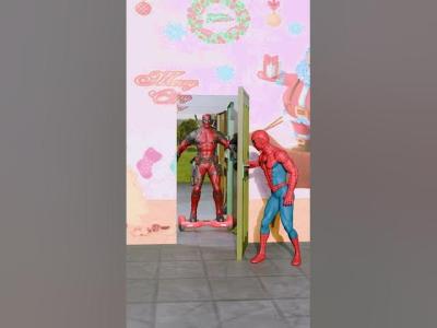 Spiderman Tease Deadpool Funny Moments gta spiderman hulk funny shorts