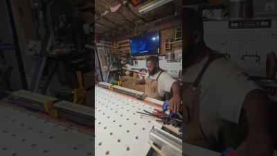 The STRAIGHTEST Crosscut Sled Fence Starts With This Lamination Trick