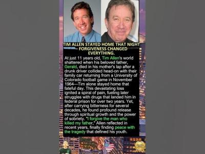 Tim Allen stayed home that night  forgiveness changed everything.