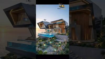 Top Futuristic Luxury House Design with Infinity Pool