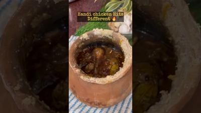 Traditional Clay Pot Chicken  Champaran Style Handi Chicken food chickenrecipe shorts