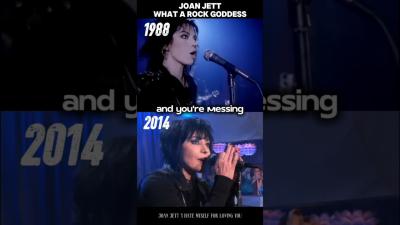 1988vs2014 Joan Jett is A rock goddess joanjett nostalgia retro rock rockstar 80smusic