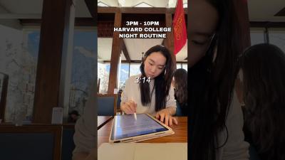 3PM HARVARD COLLEGE PRODUCTIVE NIGHT ROUTINE 