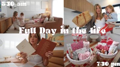 A Realistic Day in the Life as a SAHM  Daily Routine Baby Books  Valentine Baskets