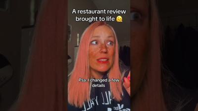 A restaurant review brought to life restaurant story storytime karen pov customerservice