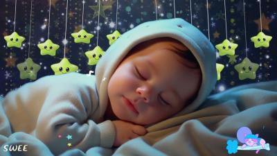 Baby Fall into Sleep Fast 3 Minutes Calm Mozart  Brahms Soft Lullaby 