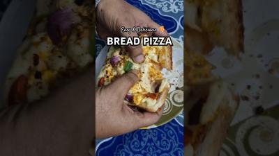 Bread Pizza Recipe  Easy  Delicious  5 min Recipe 