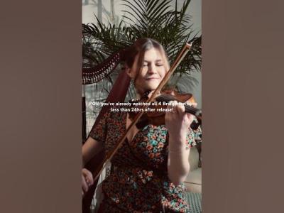 bridgerton newseries harp violin instrumental music