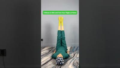 Burn Thigh Fat Fast with This 4 Move Daily Home Leg Workout Challenge