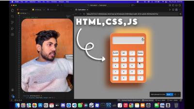 Calculator App Using HTML CSS JavaScript  Beginner Friendly Project 