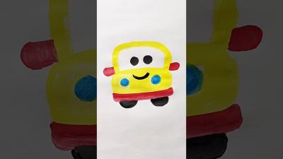Car Acrylic Painting for Beginners car viral painting shorts colors