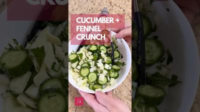 CucumberFennel Chill  Clean Salad Crunchy Fresh Addictive