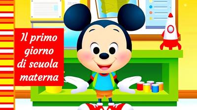 Disney. IL PRIMO GIORNO DI SCUOLA MATERNA  audiolibro per bambini