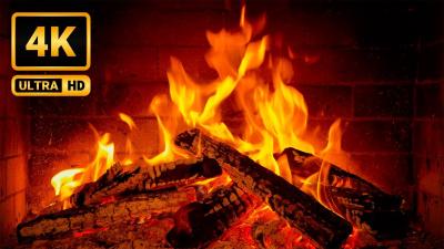 Elegant Jazz Music Fireplace  Crackling Woods  Instrumentals for Deep Relax