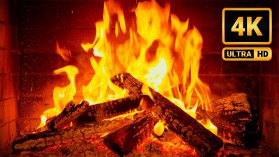 Elegant Piano Music  Fireplace Natural Fire Sounds  Jazz Playlist