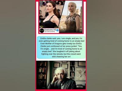 Emilia Clarke Admits Shes Single and Tired of Coming Home to an Empty Bed  Crowd Goes Wild