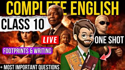 English Class 10 One Shot  Footprints Without Feet Class 10 One Shot  Boards 2026
