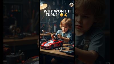 Fixing a Remote Control Car with a Dead Rear Wheel Toy Repair