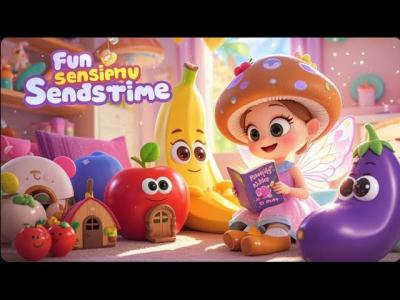 Fun Sensory Playtime with Cute Fruits  Fairy  Fun Sensory Playtime