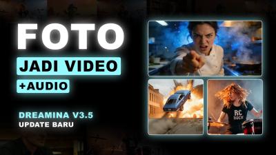 GILA Ini Dia Cara Membuat Video AI dengan Suara  Dreamina video 3.5 Pro AI design