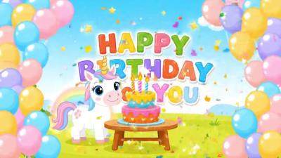 Happy Birthday  Classic English Birthday Song