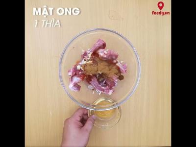 Hướng dẫn cách làm món Sườn heo nướng mật ong  Honey Baked Ribs