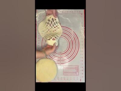 How to shape beautiful traditional balkan bread pogaca like art 9  St Valentines day edition