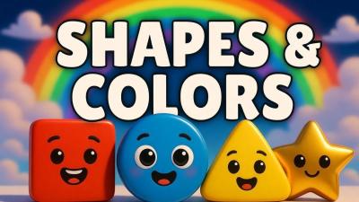 Kids Will LOVE Learning Shapes and Colors with Animation