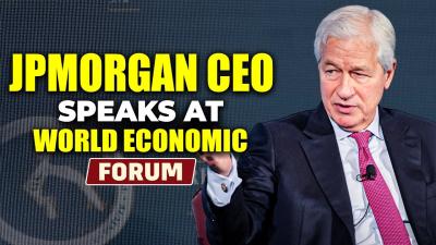 LIVE JPMorgan CEO Jamie Dimon attends a panel discussion at the World Economic Forum I Davos