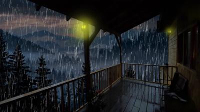 Lluvia Relajante Para Dormir  Sonido de Lluvia y Truenos  Rain Sound for Sleeping 179