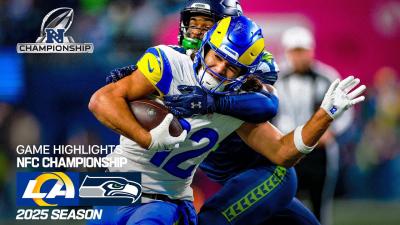 Los Angeles Rams vs Seattle Seahawks Game Highlights  2025 NFL Season NFC Championship